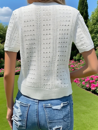 Batwing Sleeve Knitted Top