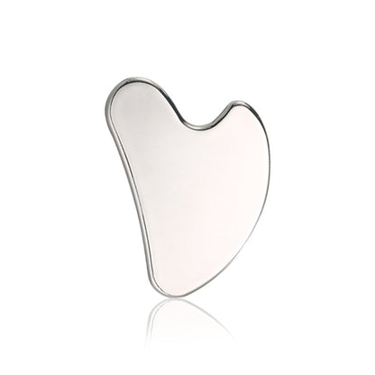 Heart Shape Stainless Steel Gua Sha Board Facial Massage Tool