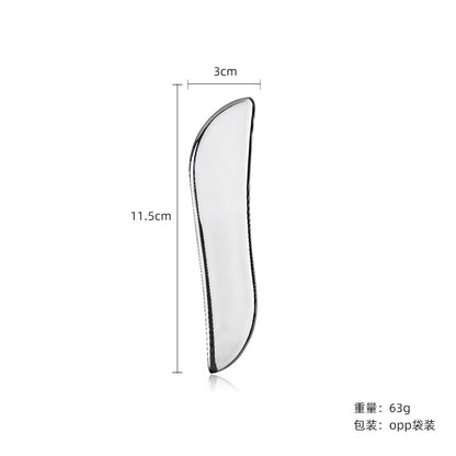Heart Shape Stainless Steel Gua Sha Board Facial Massage Tool