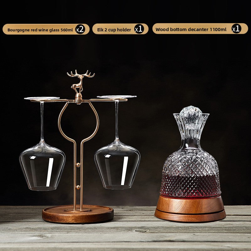 Wine Rotating Decanter Quick Household Wine Set Glass