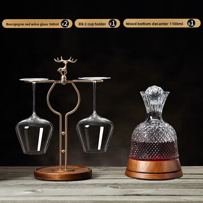 Wine Rotating Decanter Quick Household Wine Set Glass