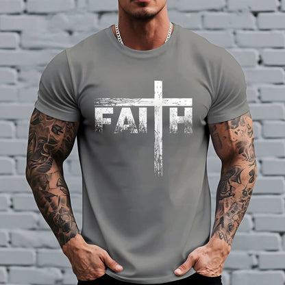 Mens Short Sleeve T-Shirt with Animal Print