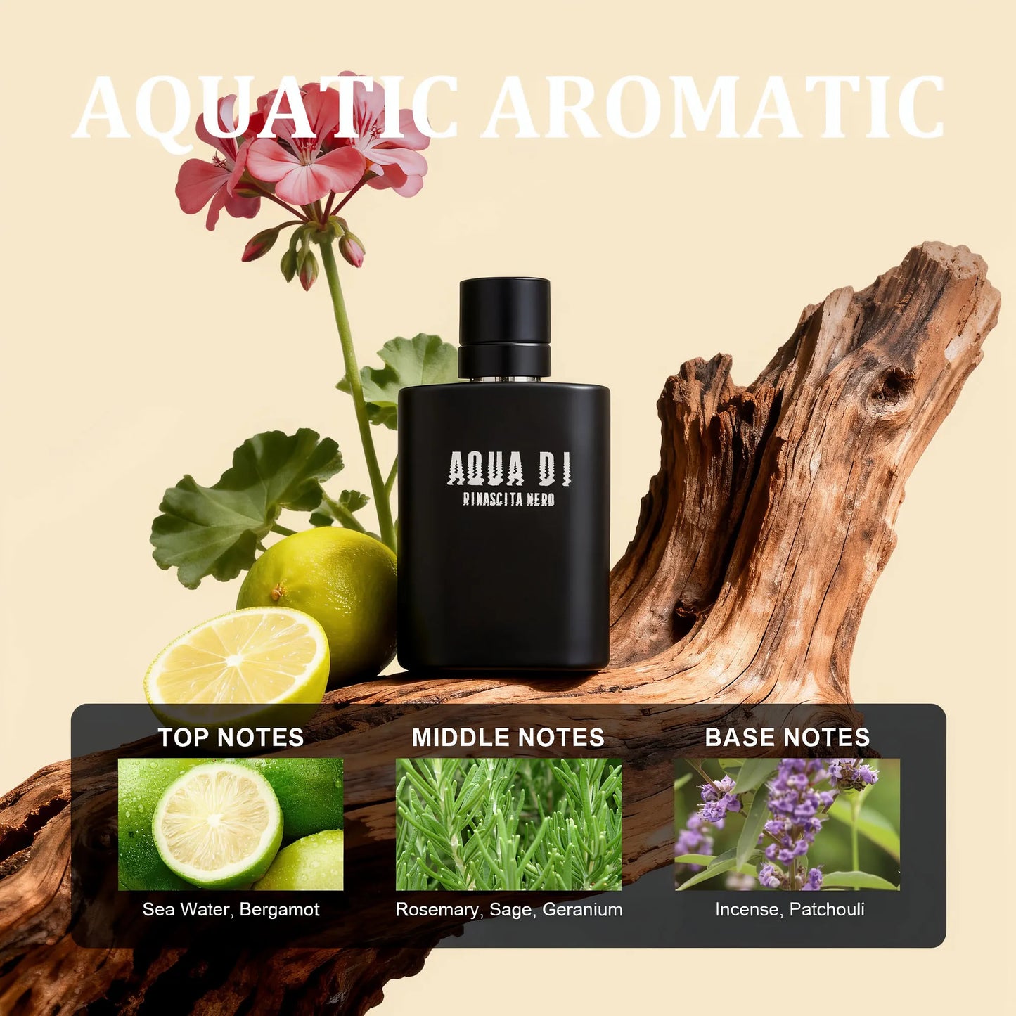 YCZ Men's Perfume,1pcs| /3.4 oz   cologne for-Long Lasting，AQUATIC AROMATIC, Ideal Special Occasions, Making it the Ideal gentlemen’s Gift