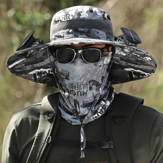Solar Powered Cooling Hat with Built-in Fan