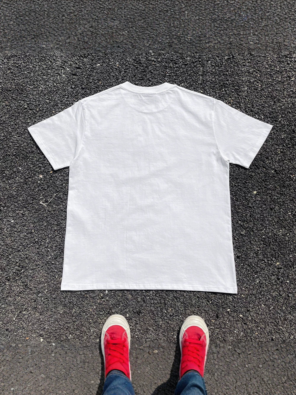 Oversized Y2K Geometric Print T-Shirt | 280g Premium Cotton | Men's Streetwear