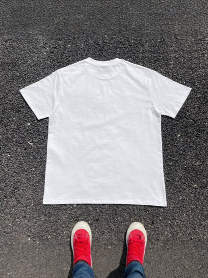 Oversized Y2K Geometric Print T-Shirt | 280g Premium Cotton | Men's Streetwear
