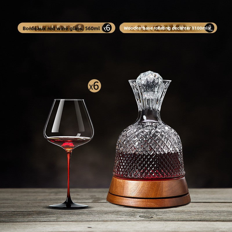 Wine Rotating Decanter Quick Household Wine Set Glass