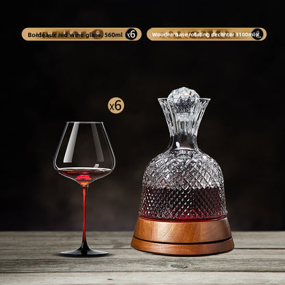 Wine Rotating Decanter Quick Household Wine Set Glass