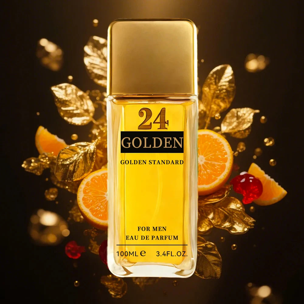 3.4 Fl Oz Men's Eau De Toilette Spray, With Amber & Cinnamon Long-Lasting Perfume, Perfect For Dating, Daily Life, Parties, Gift