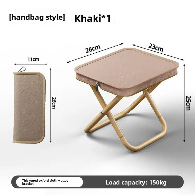 Portable Folding Camping Stool with Storage Bag
