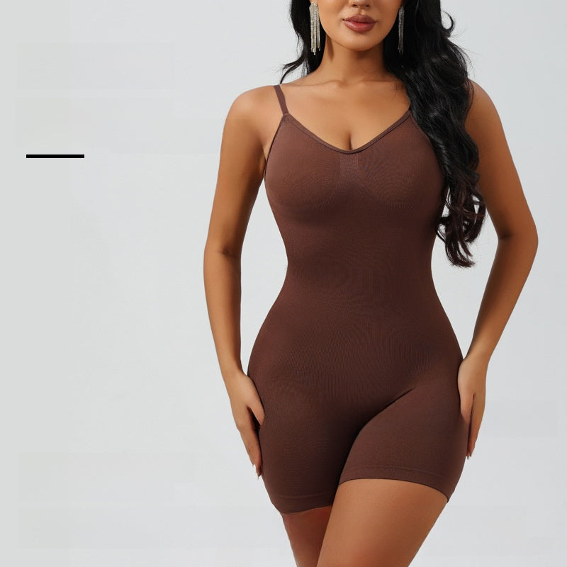 Women's Body Shaping Sexy Backless Base Tunic Underwear plus size Body Shaping Tight Tunic