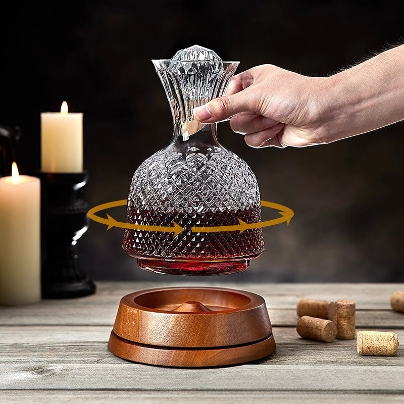 Wine Rotating Decanter Quick Household Wine Set Glass