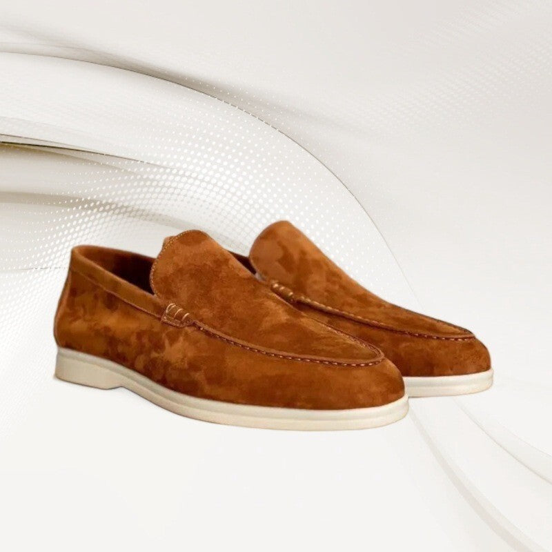Classic Vintage Mens Loafers Flat Casual Shoes