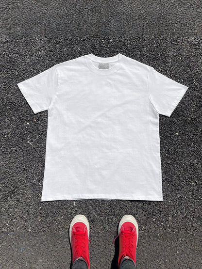 Oversized Y2K Geometric Print T-Shirt | 280g Premium Cotton | Men's Streetwear