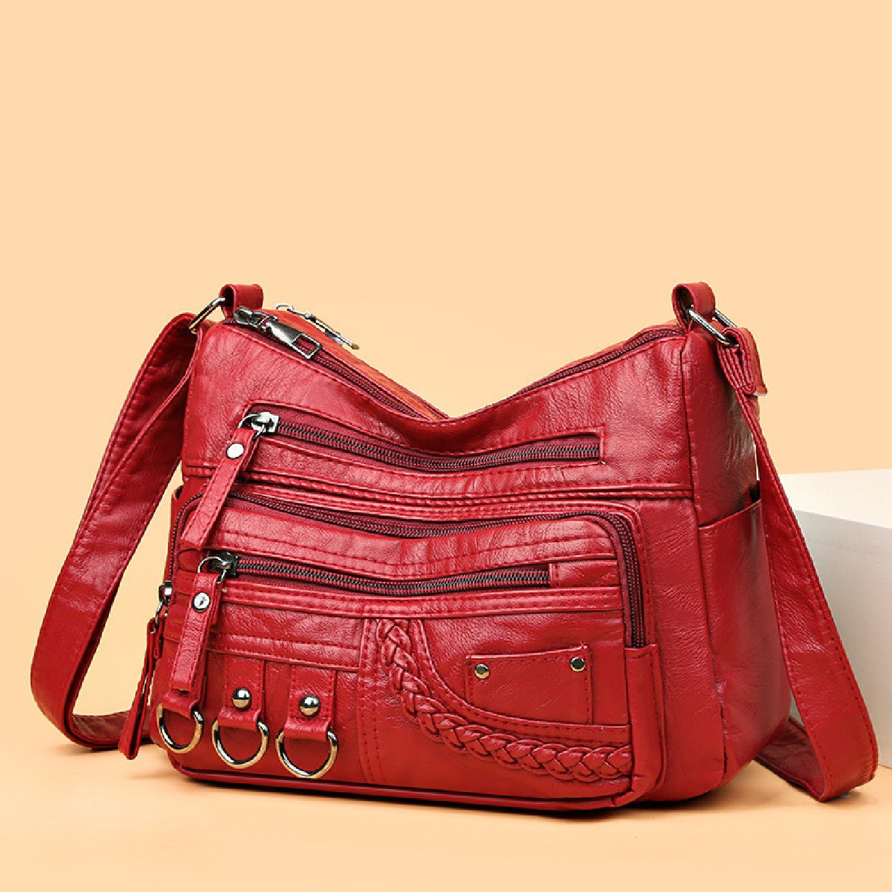 PU Leather Crossbody Shoulder Bag