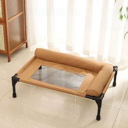 Pet Camp Bed for Dogs and Cats, Suitable for All Seasons, Breathable and Cool in Summer, Moisture-Proof, Removable and Washable, Off the Ground, for Small and Medium-Sized Dogs