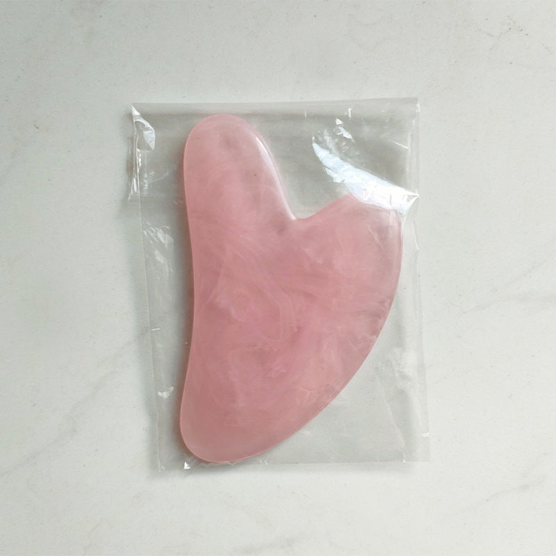 Heart Shape Stainless Steel Gua Sha Board Facial Massage Tool