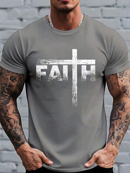 Mens Short Sleeve T-Shirt with Animal Print