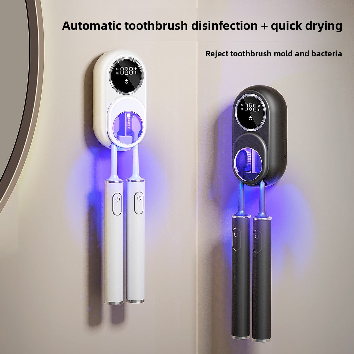Smart UV Toothbrush Sterilizer Holder