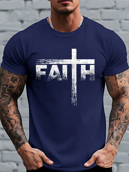 Mens Short Sleeve T-Shirt with Animal Print