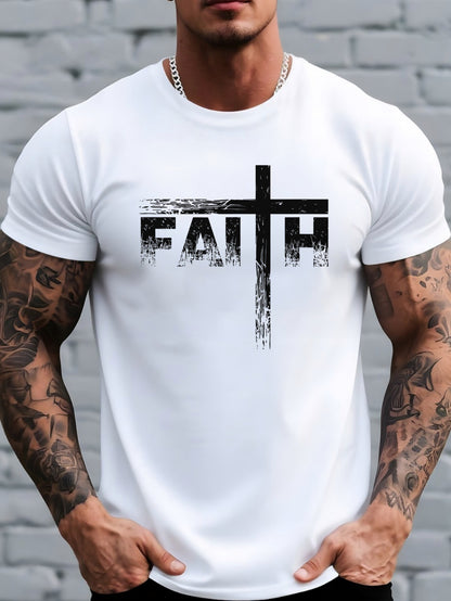 Mens Short Sleeve T-Shirt with Animal Print