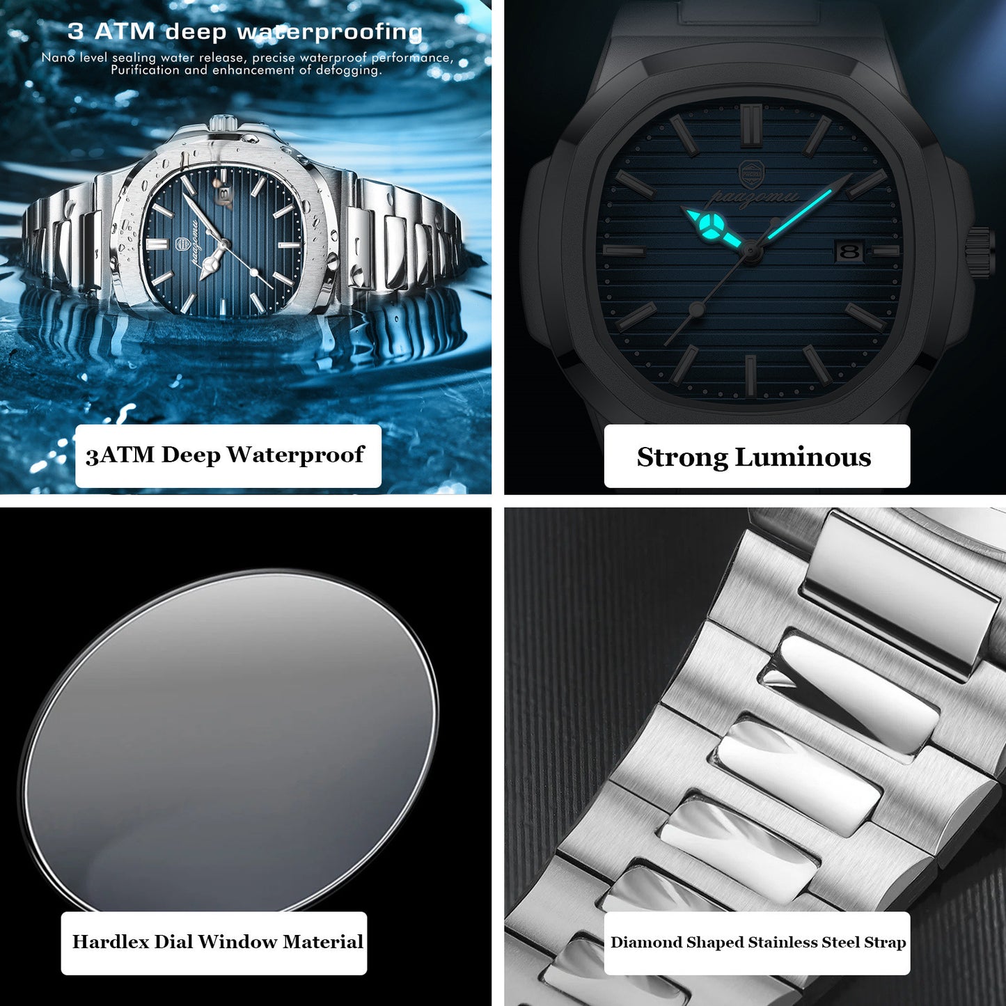 Men's Watch with Calendar | Classic Analog Timepiece