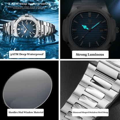 Men's Watch with Calendar | Classic Analog Timepiece