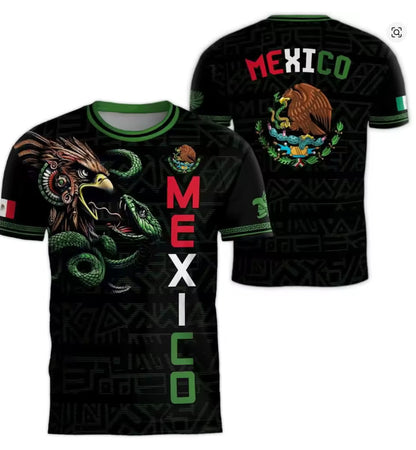 Men's 3D Eagle Print T-Shirt