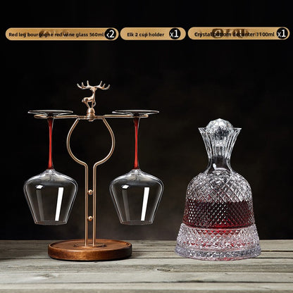 Wine Rotating Decanter Quick Household Wine Set Glass